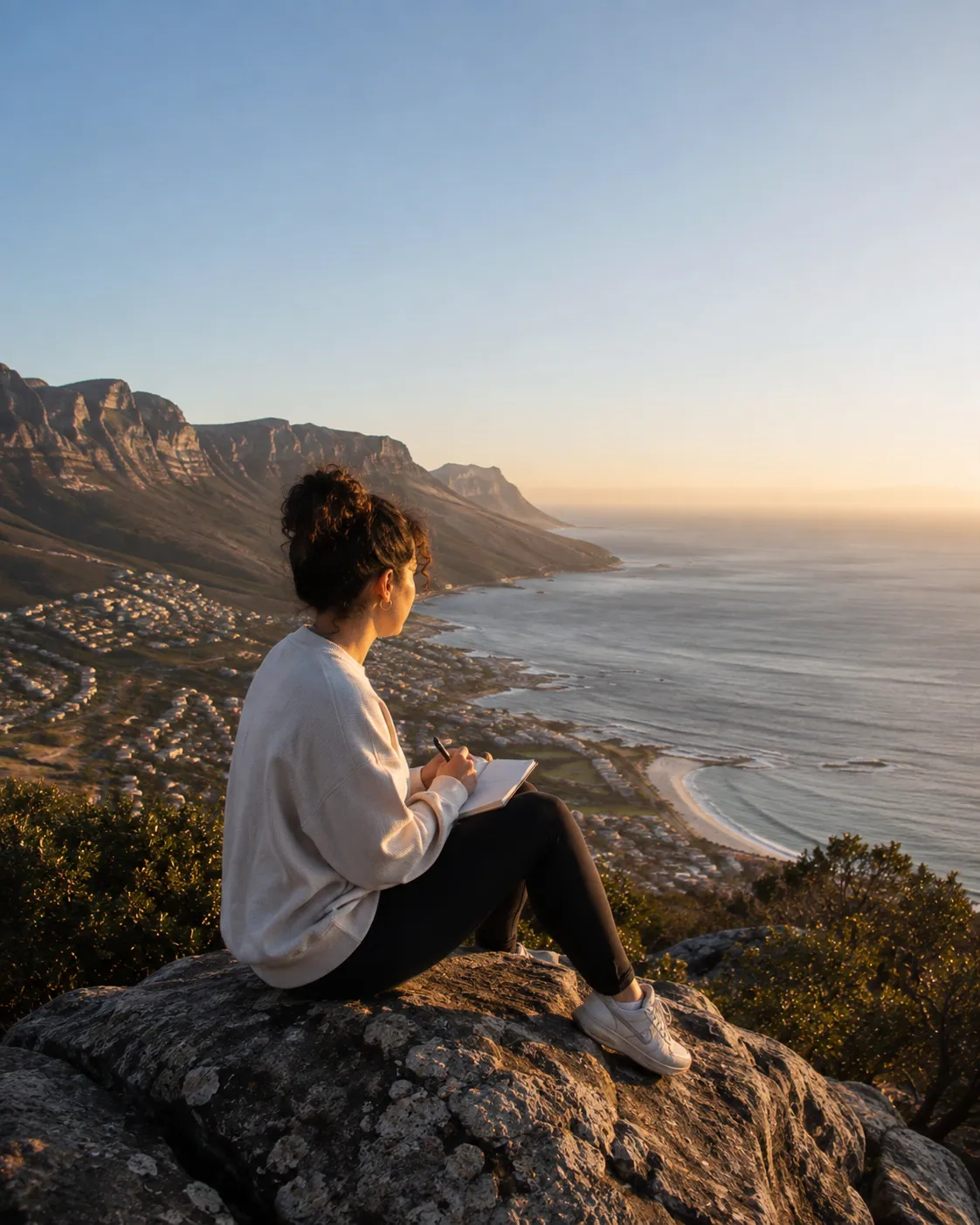 Reflection time above the Cape coastline